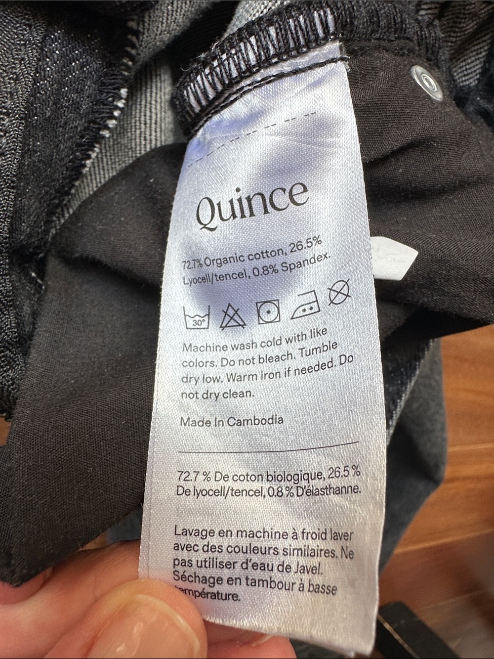 Quince Women’s Relaxed Straight Jeans 27 Inseam 28” - Picture 5 of 13